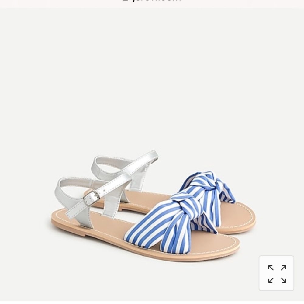 NWT Crewcuts Girls Knot Sandals